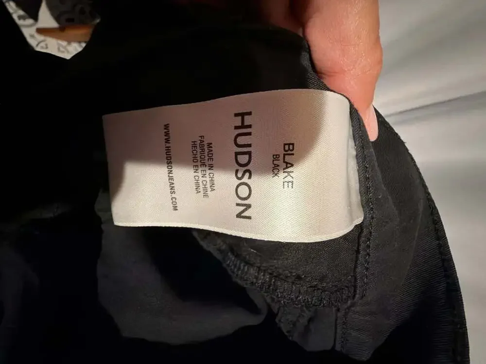Hudson Blake Black Jeans Size 31